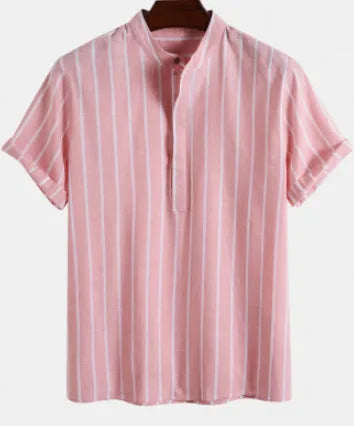 Men's loose fit polo shirt with big printed letters across chest in cotton blend fabric