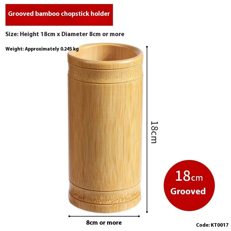 Wild bamboo chopsticks holder in multiple style variants showing different sizes and designs