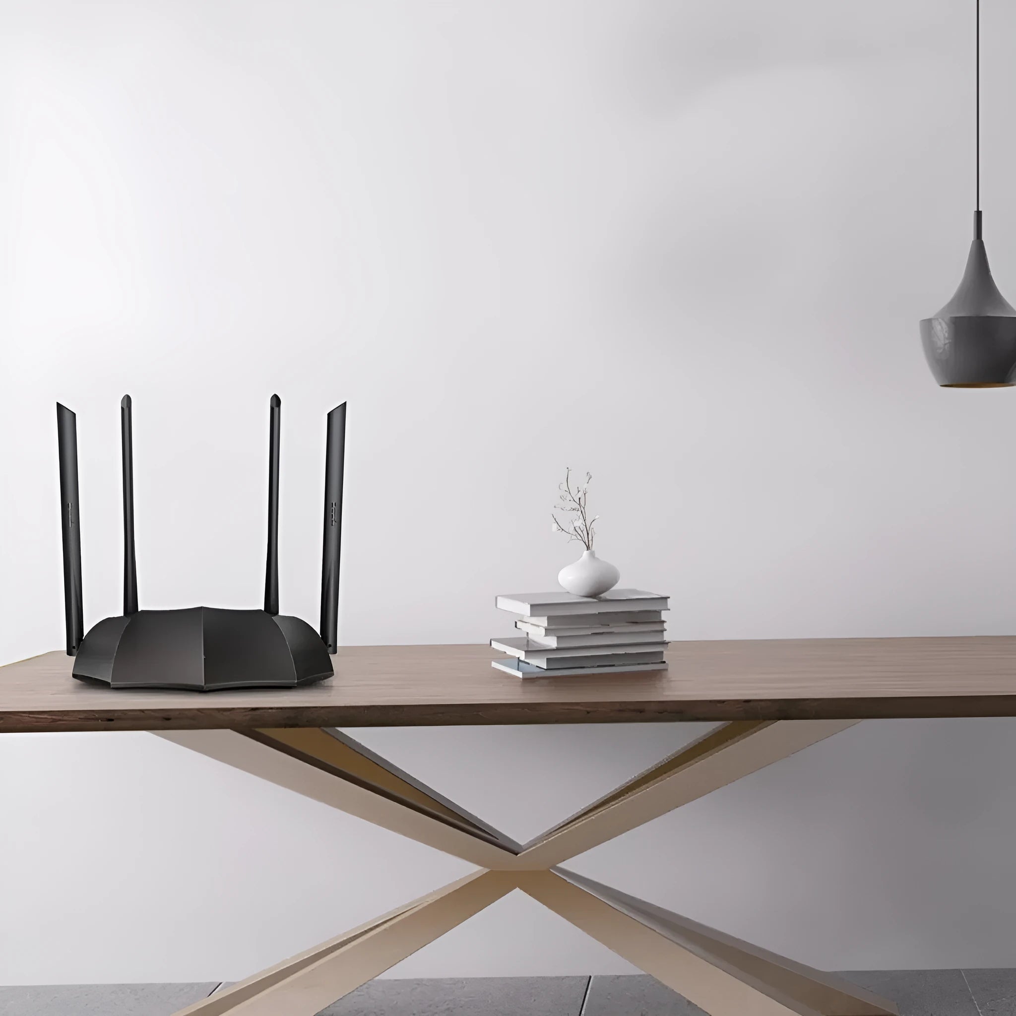 AC8 dual-band wireless router with gigabit ports for home wifi network