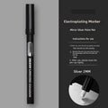 Waterproof mirror marker pen with choice of 1mm or 2mm nib on a plastic body.