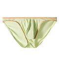 Men's modal butt-lift underwear in dark gray, knitted fabric, shown flat.