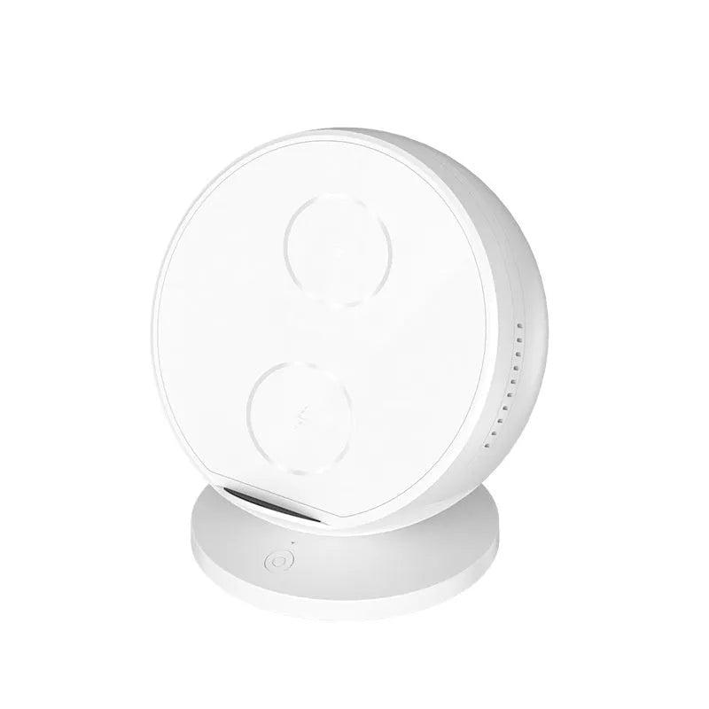 XC-11 multifunctional wireless charging phone holder with integrated Bluetooth speaker in black