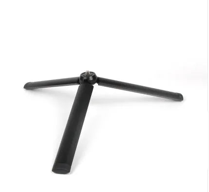 Black aluminium alloy mobile phone tripod with PTZ stabiliser for iPhone photography