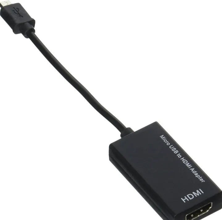 Black DisplayPort to HDMI adapter cable with 12cm length for connecting devices to displays