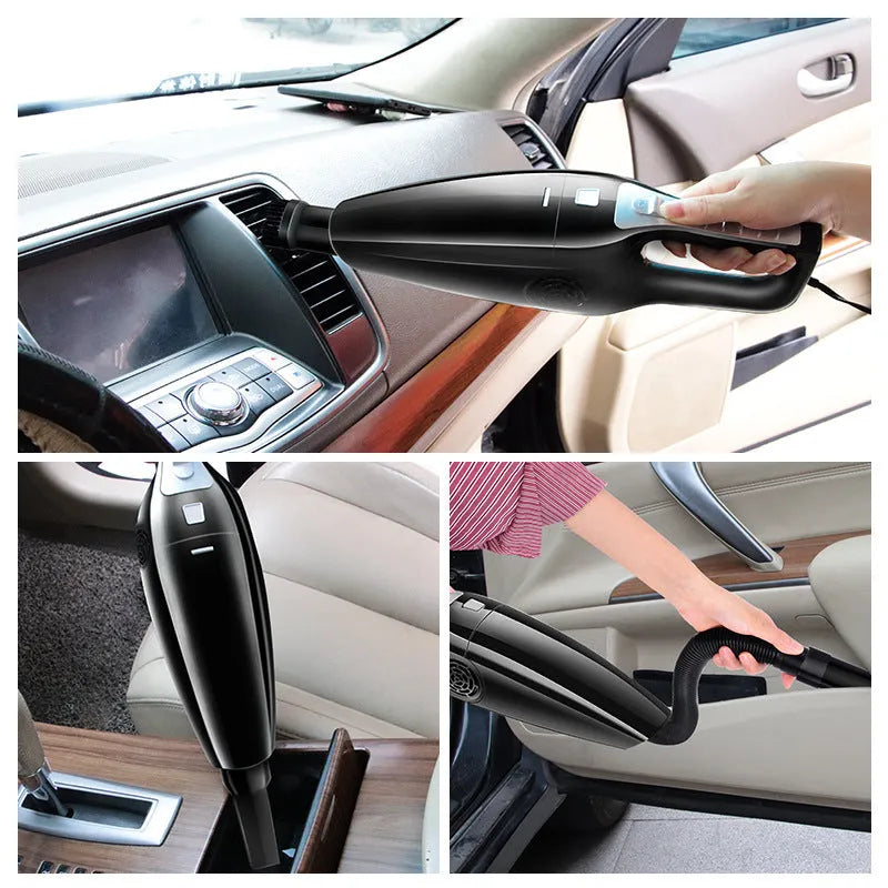 PoHigh Power Hypa car vacuum cleaner with cigarette lighter plug in black or orange colour