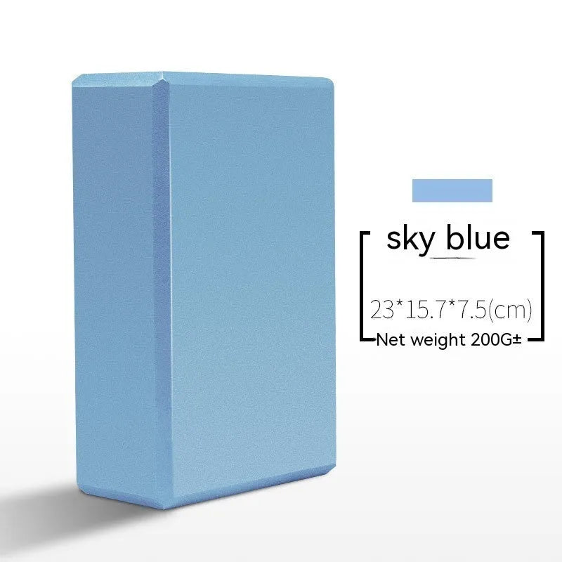 High-density EVA yoga block in various colours including cartoon designs for dance and fitness training