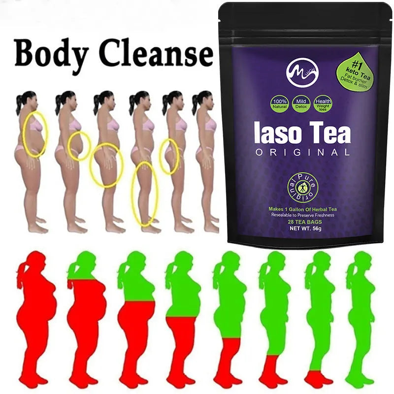 Single sachet of sugar-free instant slimming tea with cold soaking technology