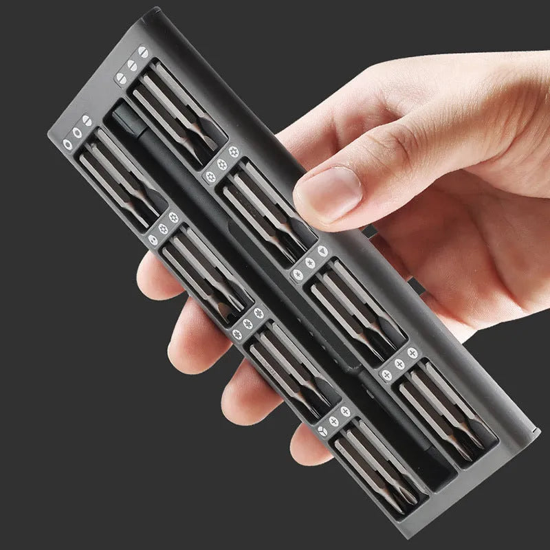49-in-1 magnetic screwdriver set with cross and flathead bits for mobile phone repair