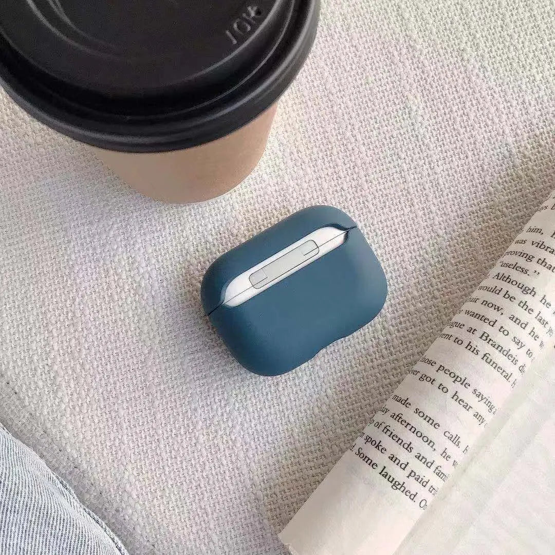 Plastic protective case for Apple AirPods Pro and AirPods 3 in various colours.