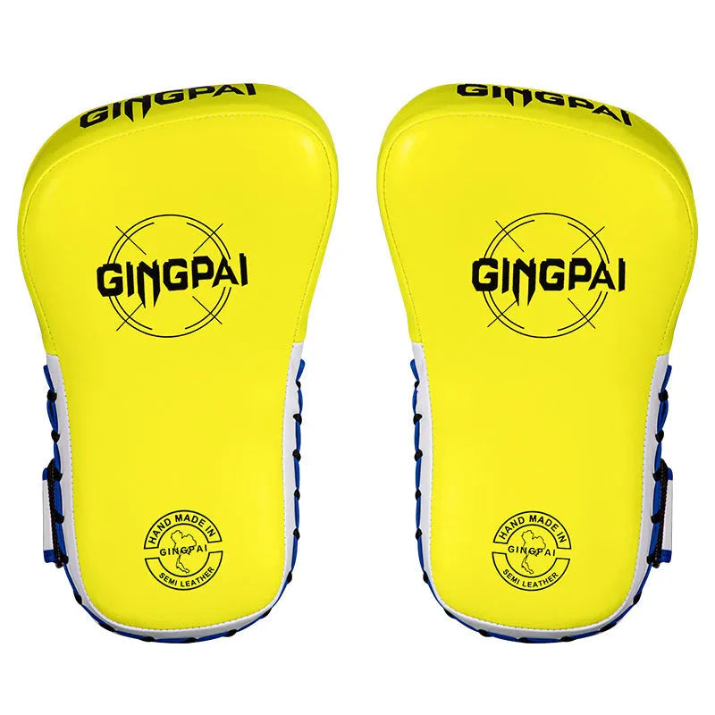 Children's PU hanging boxing target pads in black and white for combat training and martial arts practice