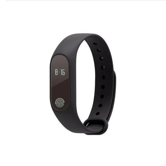Motion intelligent hand ring fitness tracker watch in six colour options with heart rate monitor display
