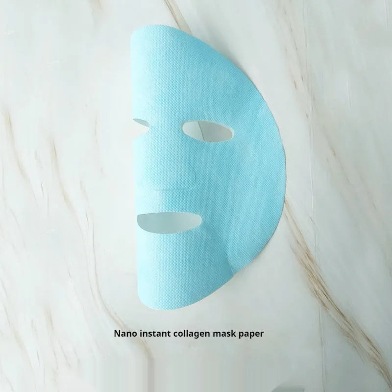 Hydrolyzed fiber filling tablet soluble facial mask non-woven fabric instant film individually bagged
