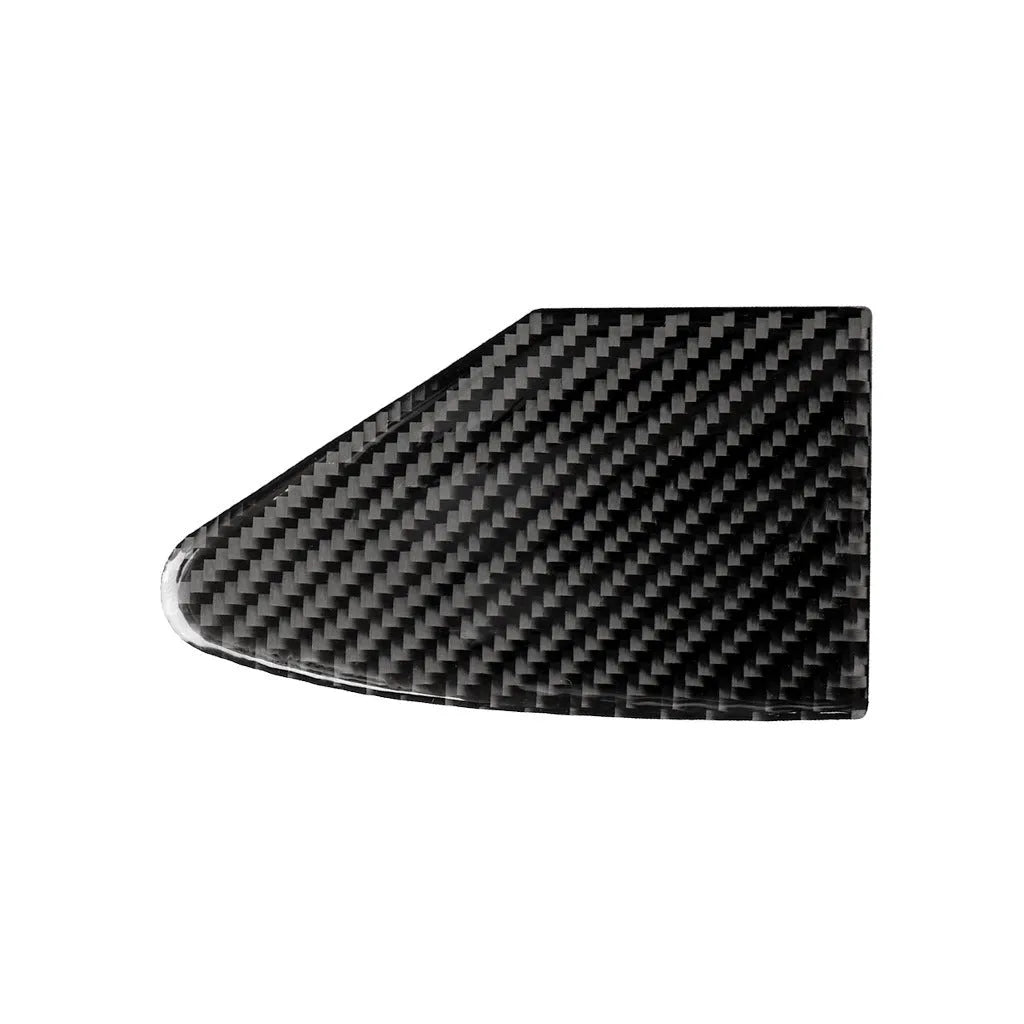 Carbon fibre USB charging port panel sticker with 3M adhesive backing for laptop decoration