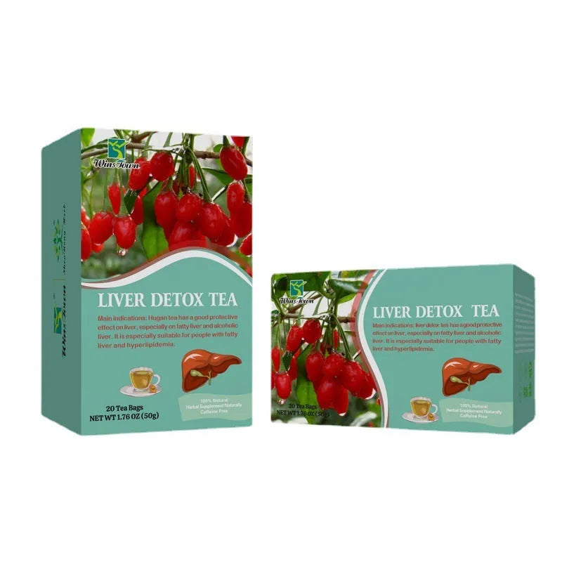 Box of herbal substitute loose leaf tea, 50g net weight, medicine and food homology blend.