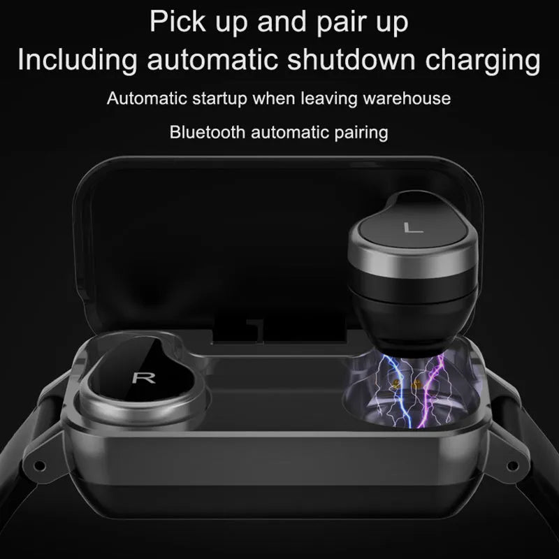 Smart bracelet for phone calls with heart rate monitor in black, blue, and coffee colour options