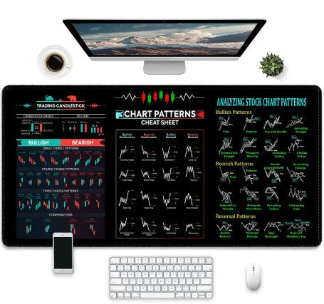Creative game printed wear-resistant rubber mouse pad with non-slip base available in various sizes