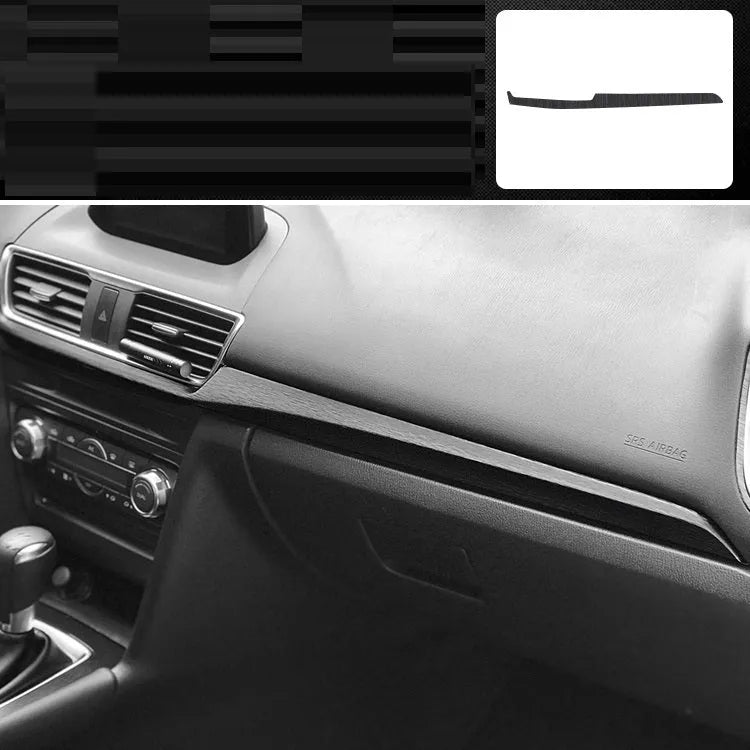 Car interior decorative adhesive film sticker kit for centre console and dashboard modification.