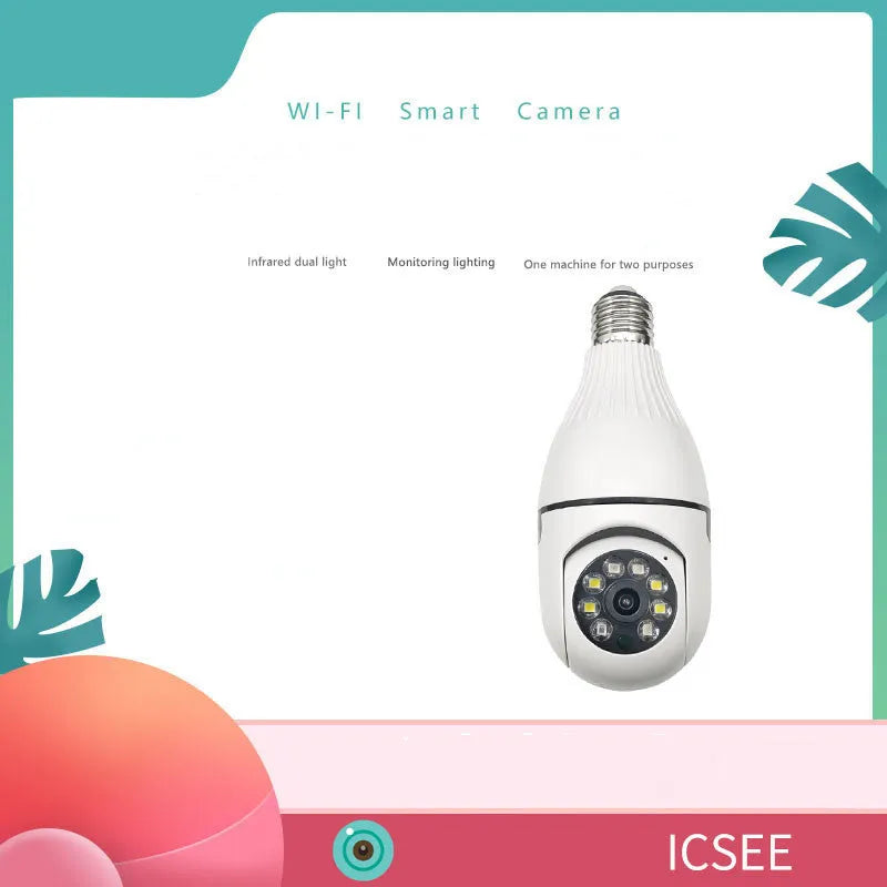 Minions wireless IP surveillance camera with wide-angle lens for indoor monitoring