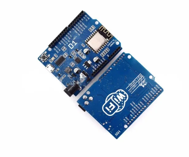 ESP-8266EX WiFi development board with Arduino compatibility and onboard power supply