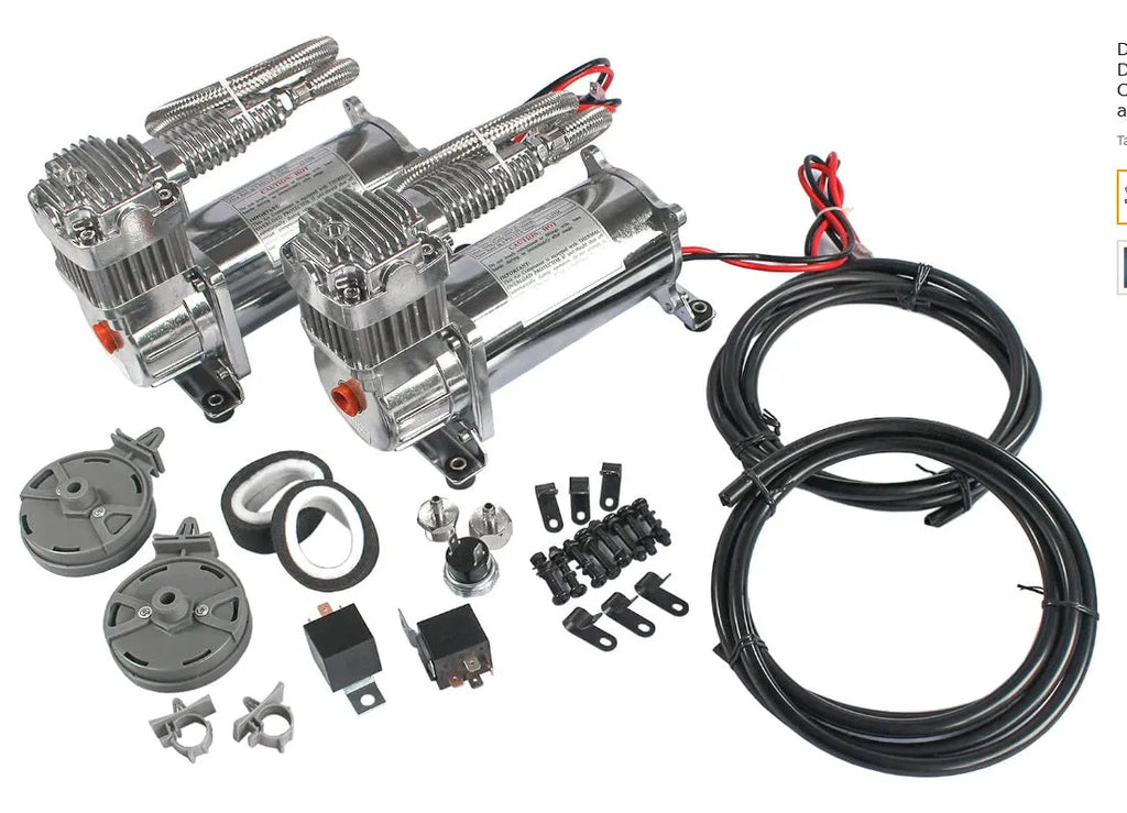 280W 200psi car modification air compressor set model 102-F 2-piece colour option