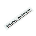 Tesla Model 3 Performance Double Motor bumper sticker in ABS plastic, 19cm by 3cm