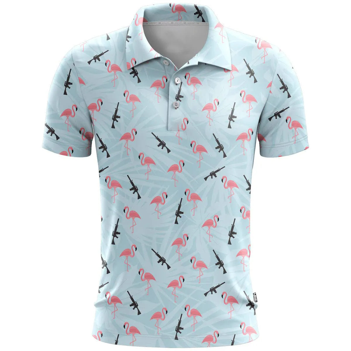 3D printed pattern sports short sleeve top in bird eye polyester fabric, loose fit leisure wear