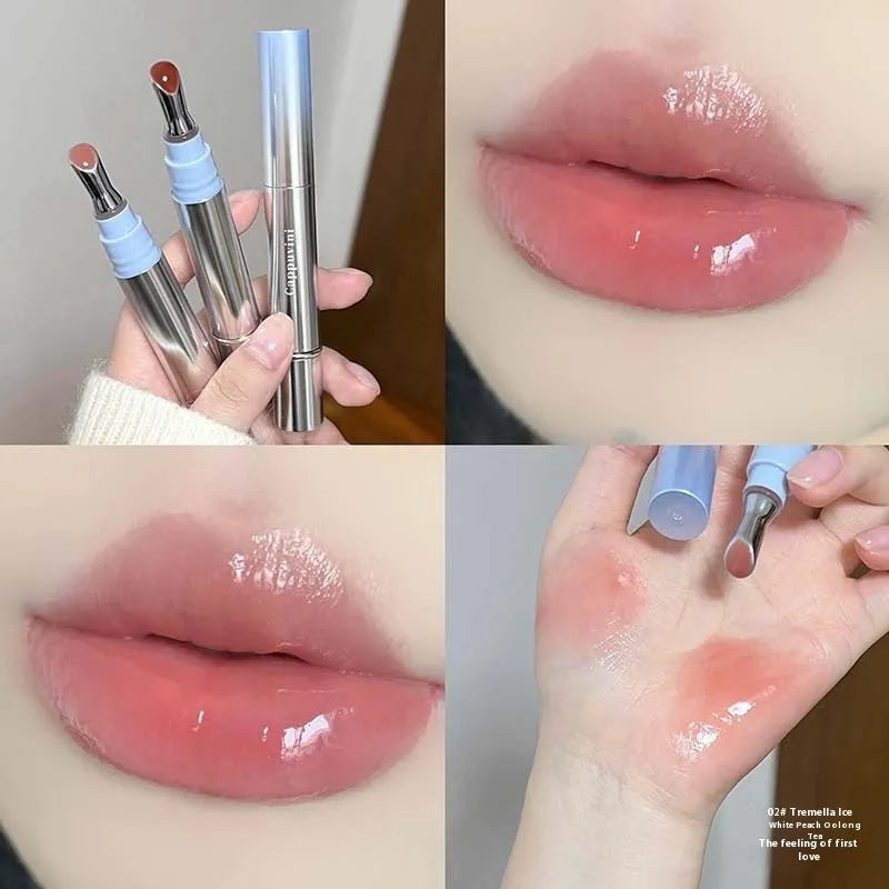 Mirror Water Light Lipstick in six colours including Almond Ice and Raspberry Ice