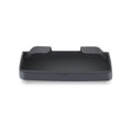 Black silicone glasses storage case installed in a Tesla Model 3 or Y centre console armrest.
