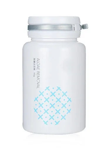 50g swimming pool algaecide container for algae and moss removal in aquatic environments