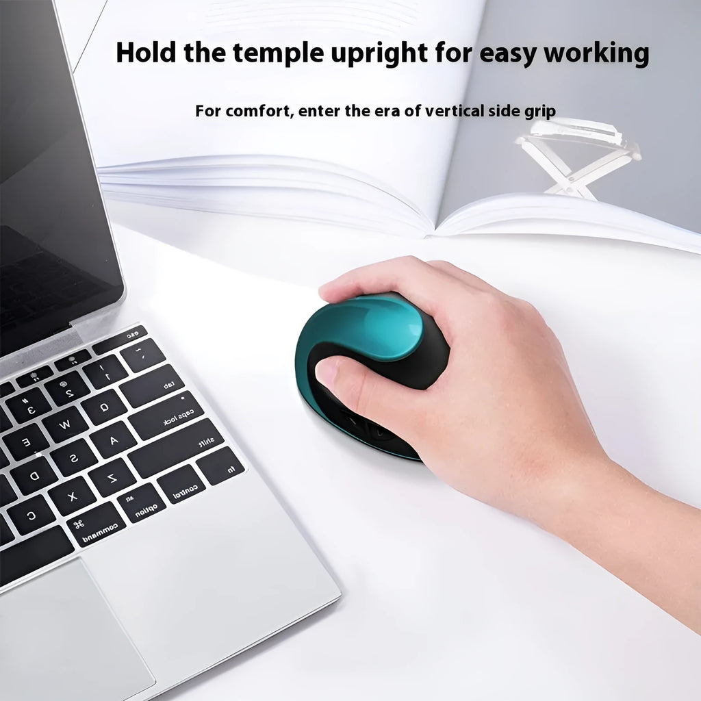 Three Generations vertical ergonomic mouse in multiple colours with compact design