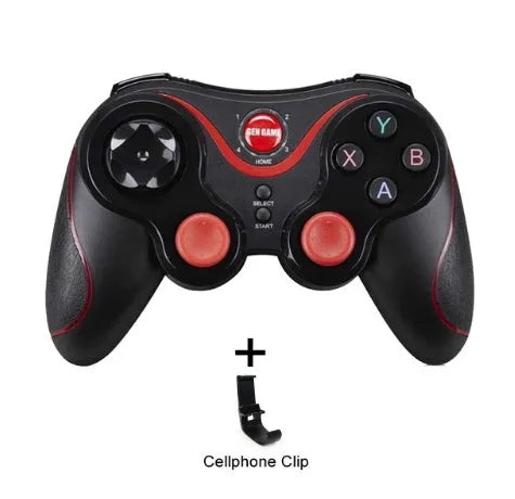 Upgraded X3 wireless Bluetooth game controller for Android phones in black and white colour options.