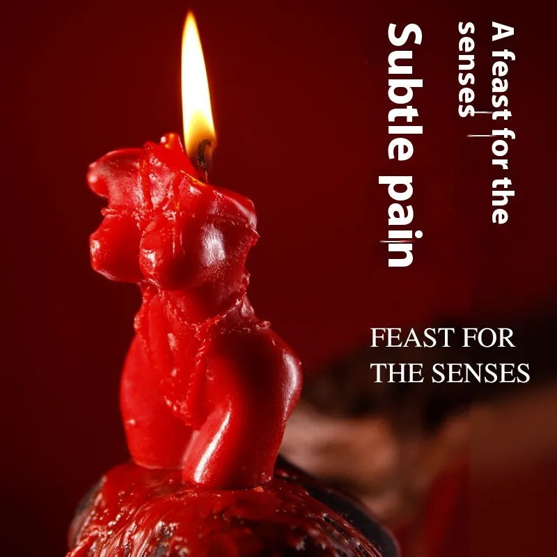 Smsexy Props low temperature soy wax candle in choice of three colours for sensual massage