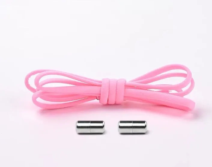Lazy Laces no-tie elastic shoelaces with metal buckle, 105cm length, multiple colours