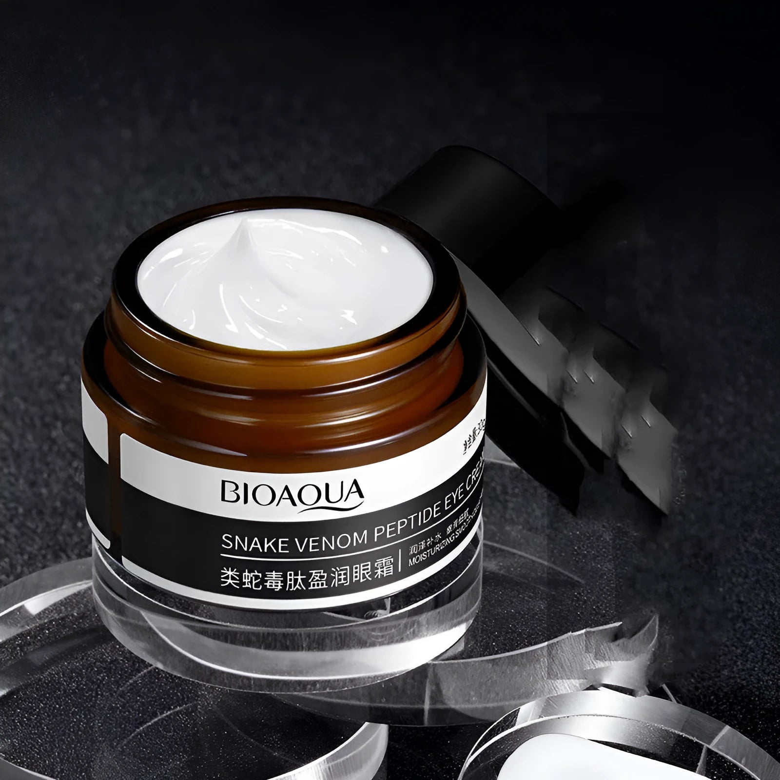 30g peptide firming eye cream in packaging for dark circle improvement