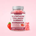 Bottle of glutathione soft candy gummies with 60 tablets for antioxidant support