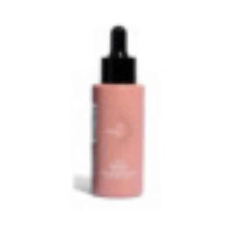 Matte sun tanning black liquid product duo showing 50ml tanning drops bottle and 75ml tanning flash cream tube