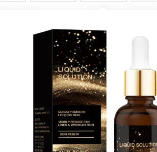 30 ml bottle of facial liquid moisturising solution with hyaluronic acid