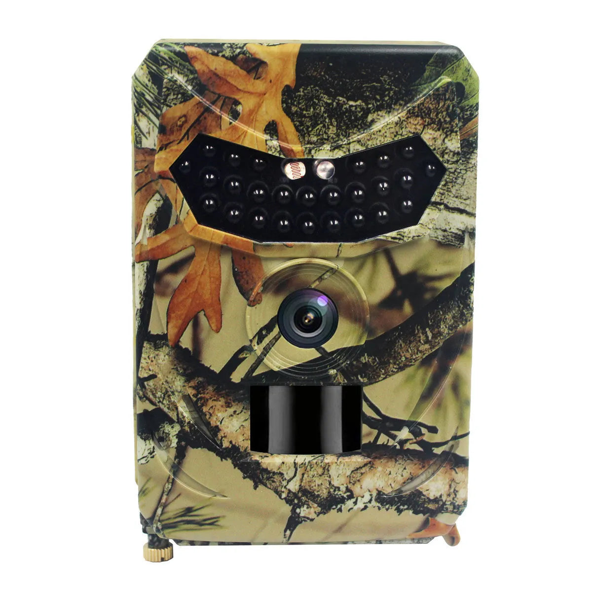Yellow brown 16MP IP54 waterproof trail camera with night vision and wide-angle lens