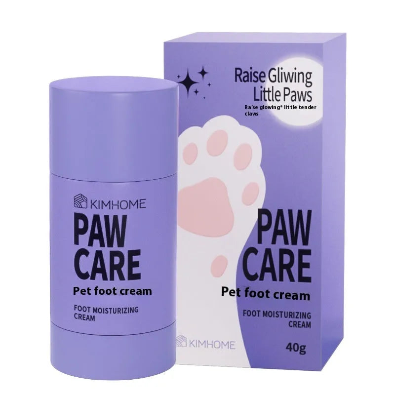 40g tube of pet foot cream with Brazil palm wax for cat and dog paw care