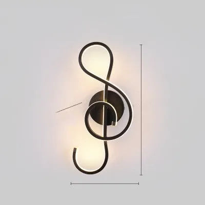 Nordic style LED wall lamp with a silicone shade mounted on a bedroom wall