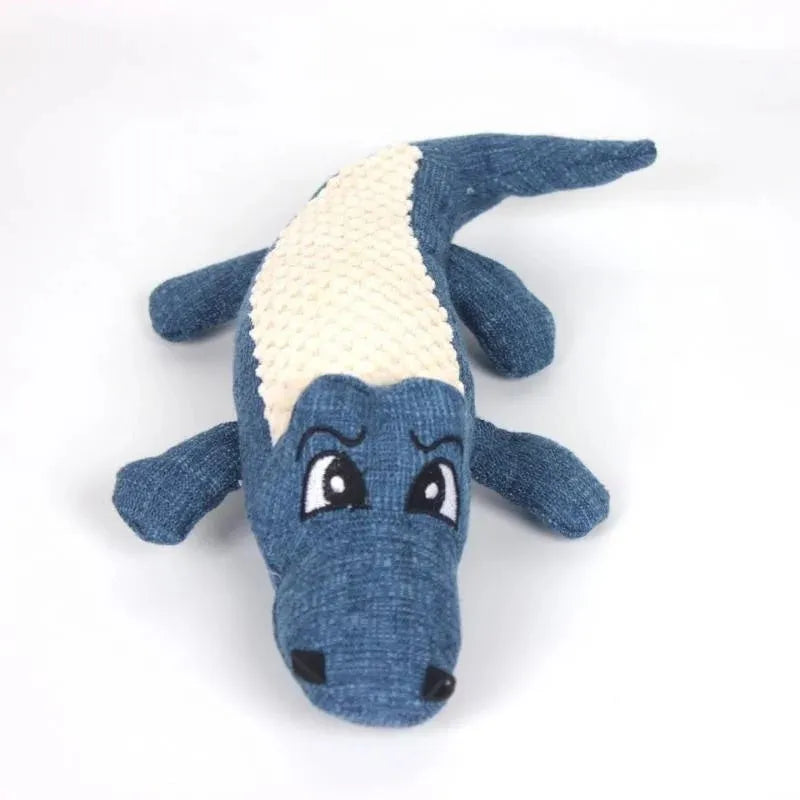 Corn grid pattern pet plush toy in three colours with biting sound effects for cats and dogs