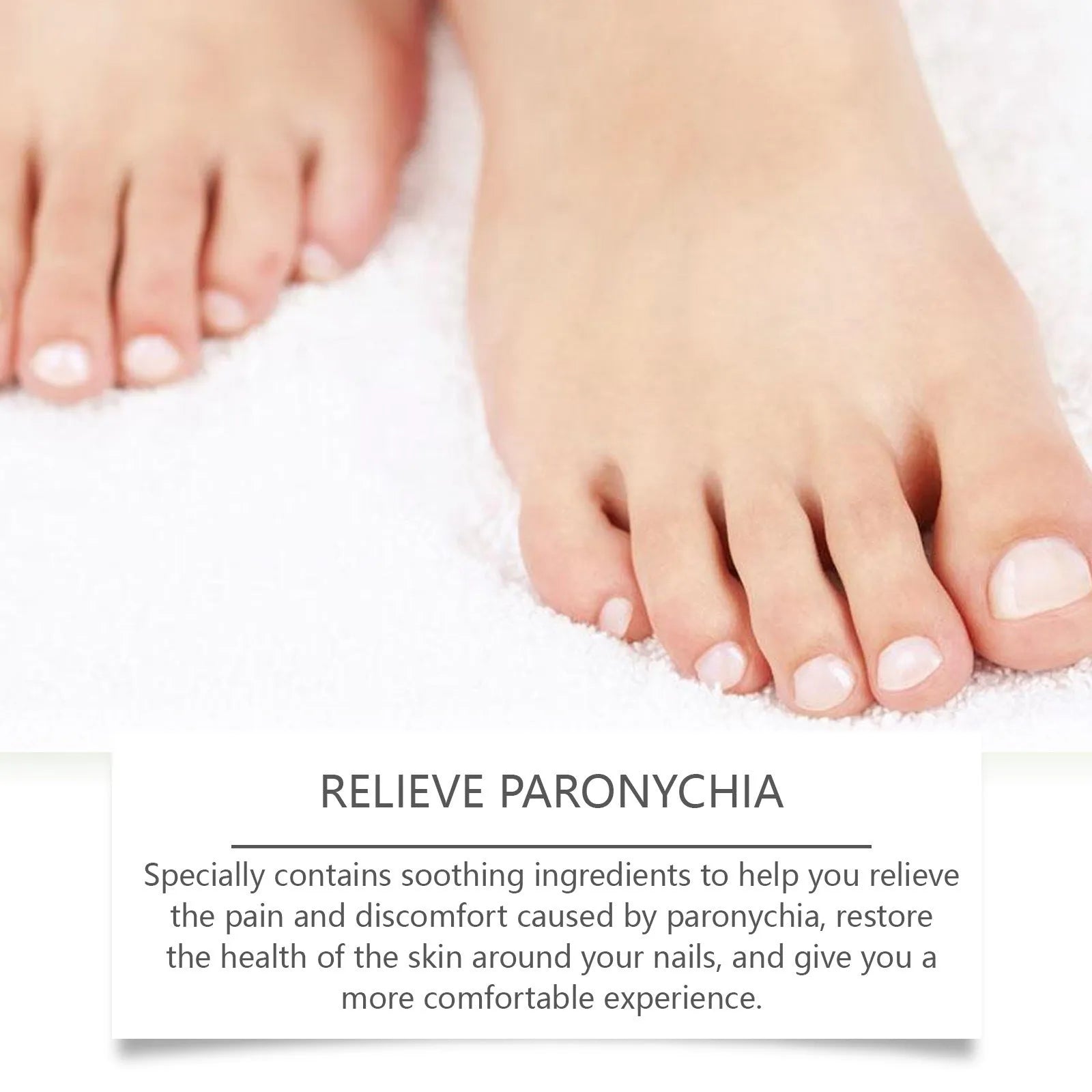 30ml bottle of clear nail care nursing solution for gentle daily cleaning of fingernails and toenails