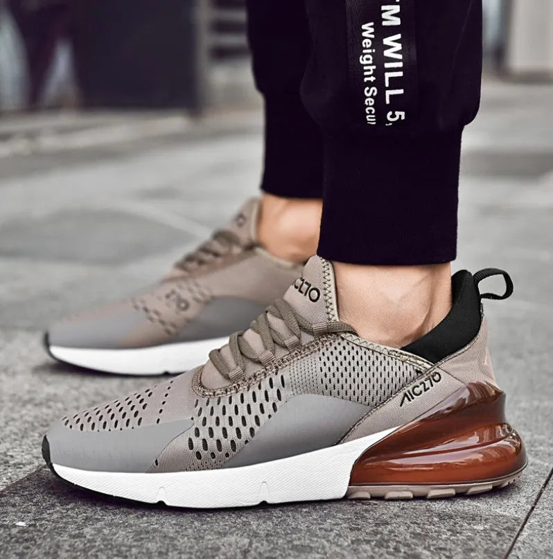 Trend woven flyline breathable sports casual shoes for men, available in black and other colours, low-top design