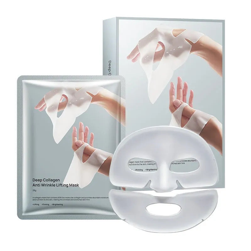Collagen anti-wrinkle moisturising sheet mask 28ml single piece universal skin type