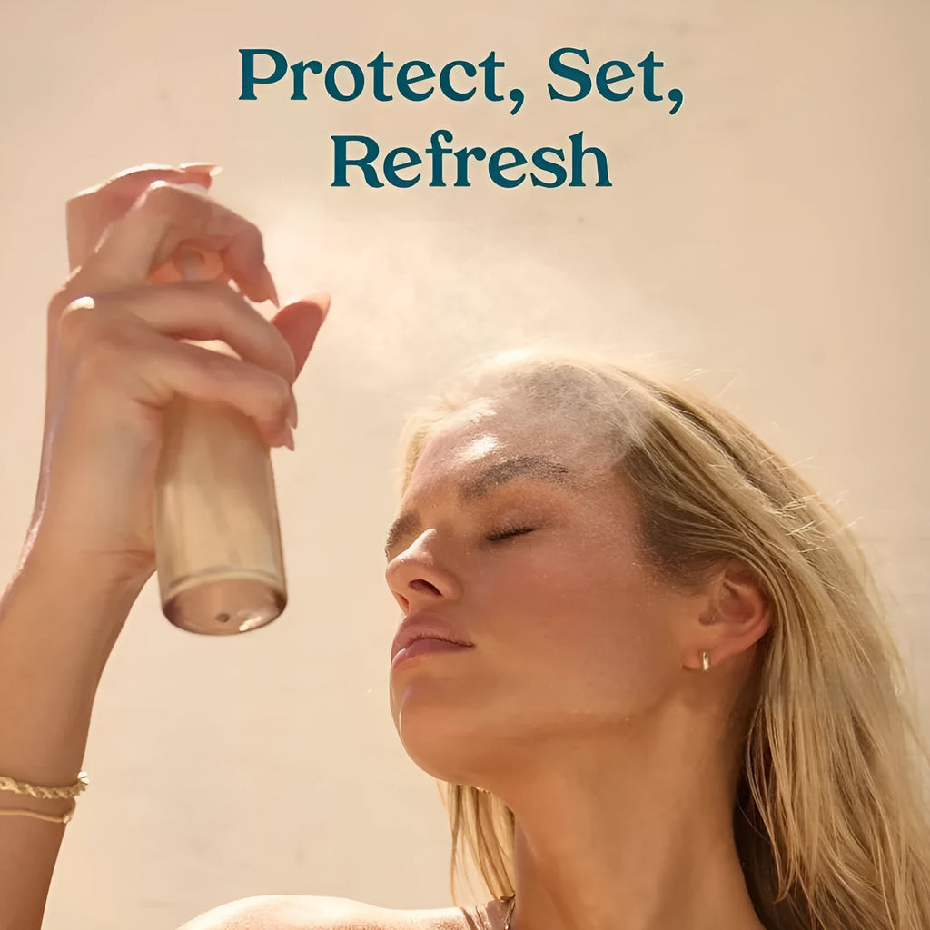 75ml makeup setting spray bottle with moisturising and nourishing properties for facial application
