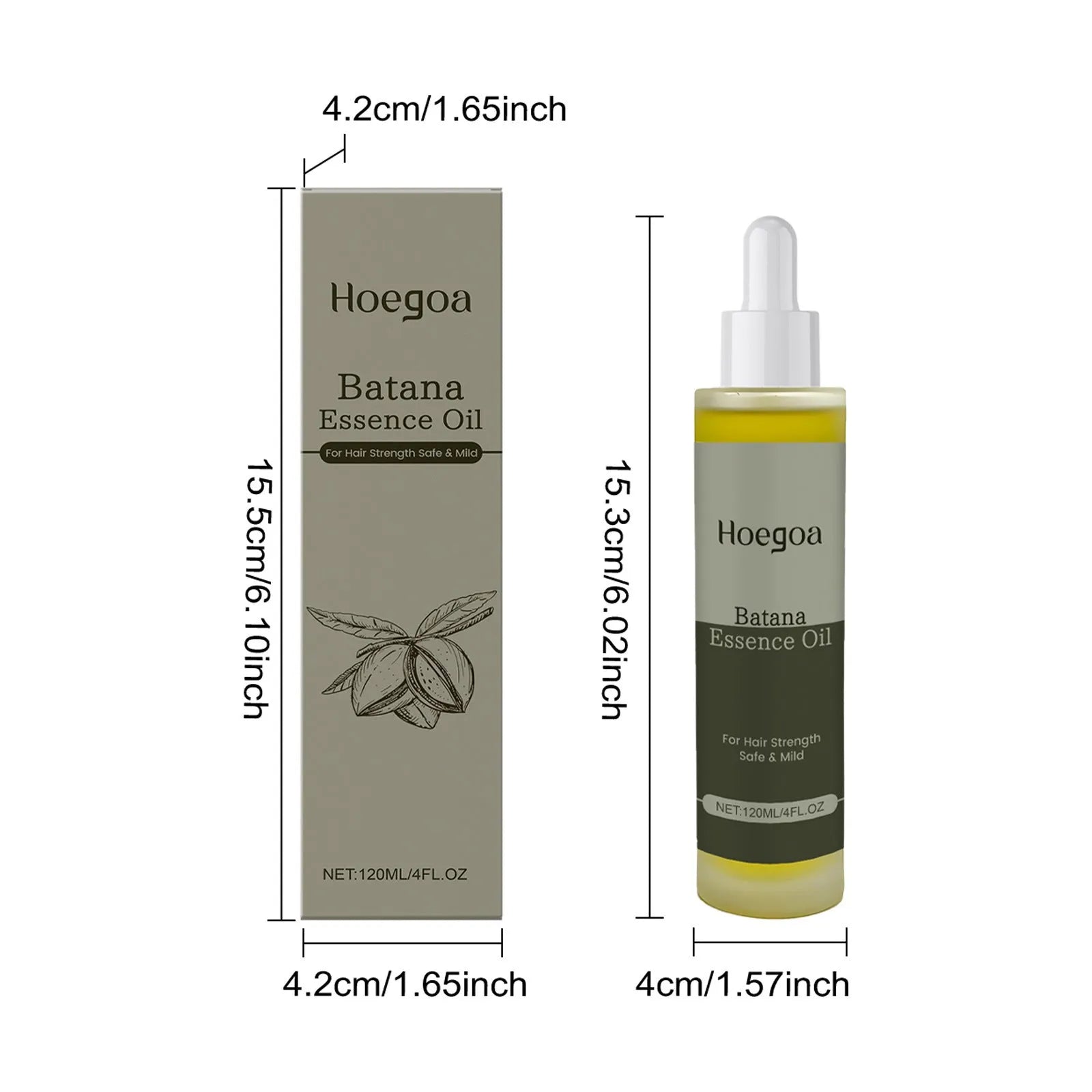 120ml bottle of Platthana Secret Hair Essential Oil for daily scalp massage and hair treatment