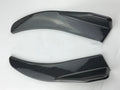 Front and rear carbon fibre deflector lip spoiler for General Motors cars, 440mm wide