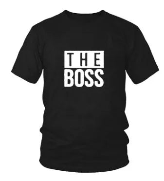 Plain loose fit round neck men's T-shirt on a hanger, front and back view, for DIY custom printing.