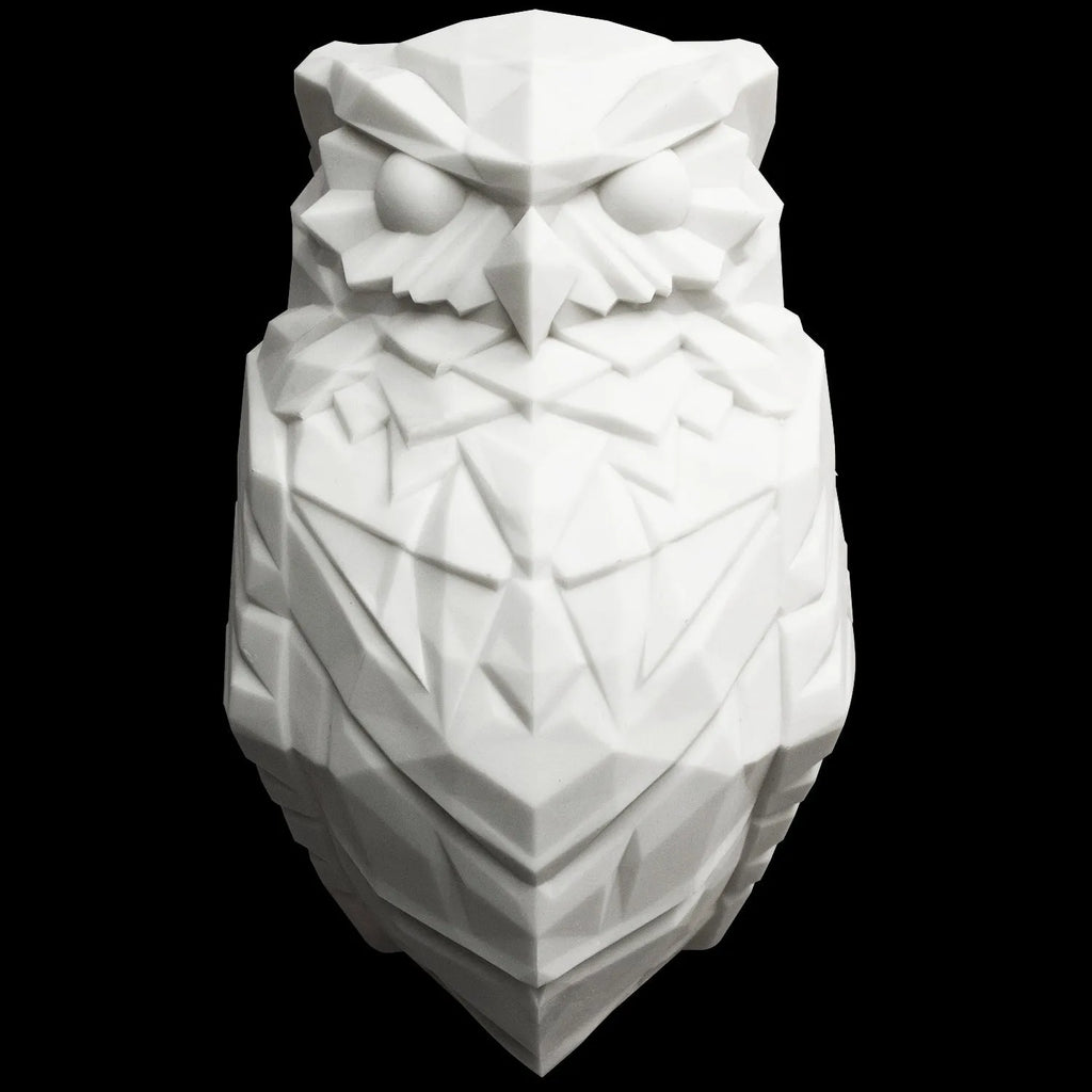 Injection moulded night light with ABS shade, showing owl and eagle silhouette designs for wall decor