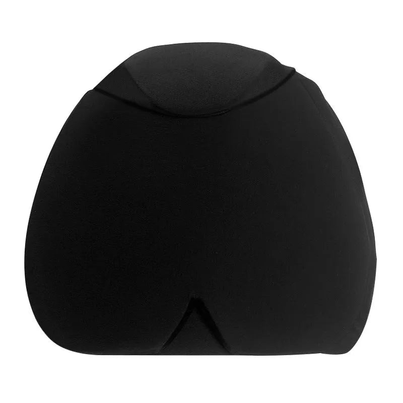 Simple solid colour polyester cold compress cap with fully enclosed design.